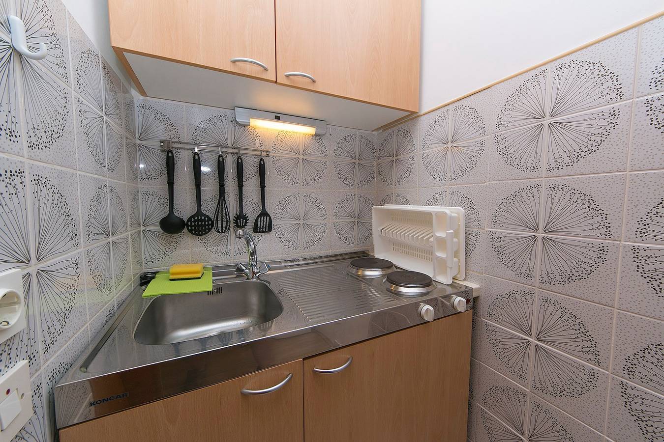 Ganze Wohnung, Studio flat with terrace Brela, Makarska As-20778-a in Brela, Makarska Riviera