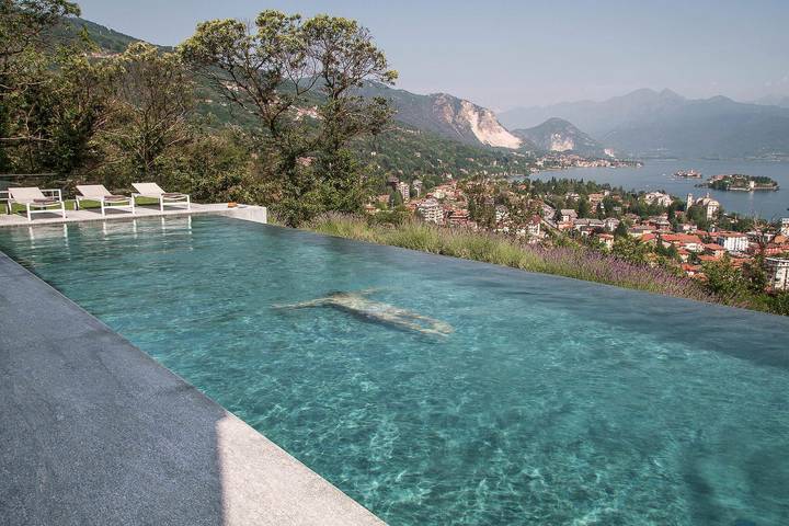 Villa pour 8 personnes, avec jardin ainsi que vue sur le lac et terrasse à Comune di Stresa - 4