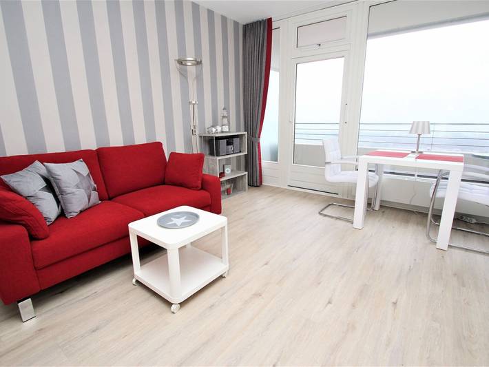 Ferienwohnung für 2 Personen, mit Balkon und Seeblick in Travemünde