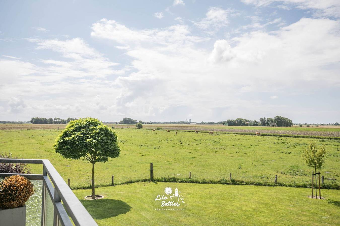 Ganze Wohnung, Komfortable Fewo Flora mit Balkon und ländlichem Ausblick in Westerdeichstrich in Westerdeichstrich, Dithmarschen