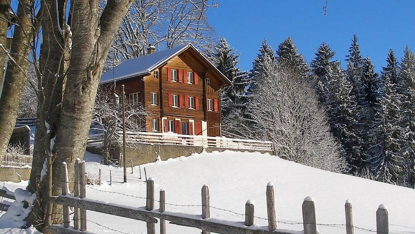 Gîte pour 8 personnes, avec jardin à Adelboden