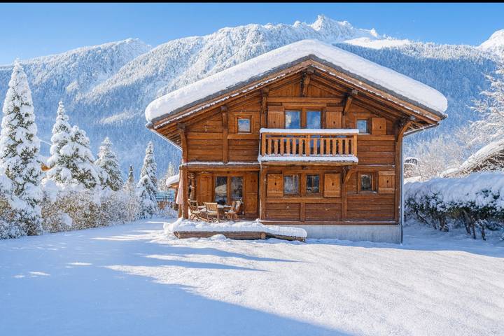 Chalet für 7 Personen, mit Terrasse und Garten, mit Haustier