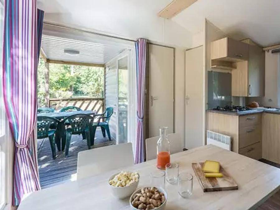 Camping Le Palavas  - Mobilheim 4 personen - Comfort | 2 Zi. | 4 Pers. | Einfache Terrasse | Clim. in Palavas-les-Flots, Mittelmeerküste (Frankreich)
