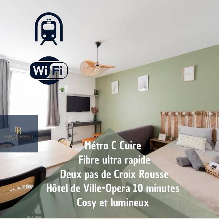 Gîte pour 2 personnes dans Théâtre de la Croix Rousse