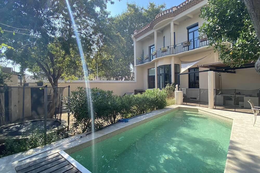 Villa för 8 Personer med balkong in Perpignan, Perpignan region