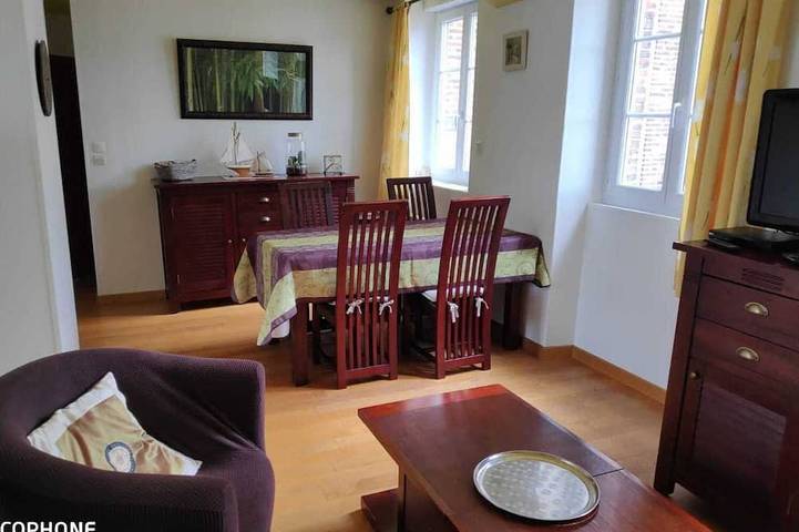 Apartamento entero, Apartamento 2-3 personas. cerca del puerto de Saint Valery en Caux in Saint-Valery-en-Caux, Región de Dieppe