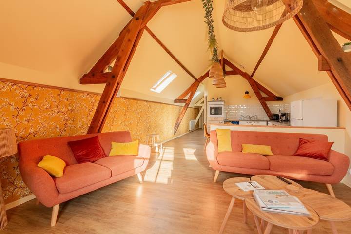 Location de vacances pour 4 personnes, avec jardin, animaux acceptés à Franleu