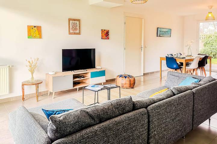 Maison de vacances pour 6 personnes, avec terrasse et jardin, animaux acceptés
