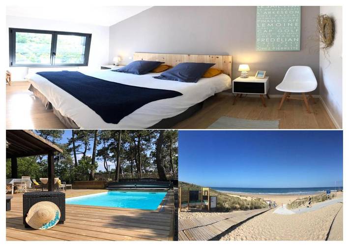 Maison d’hôte pour 2 personnes, avec piscine ainsi que vue et jardin