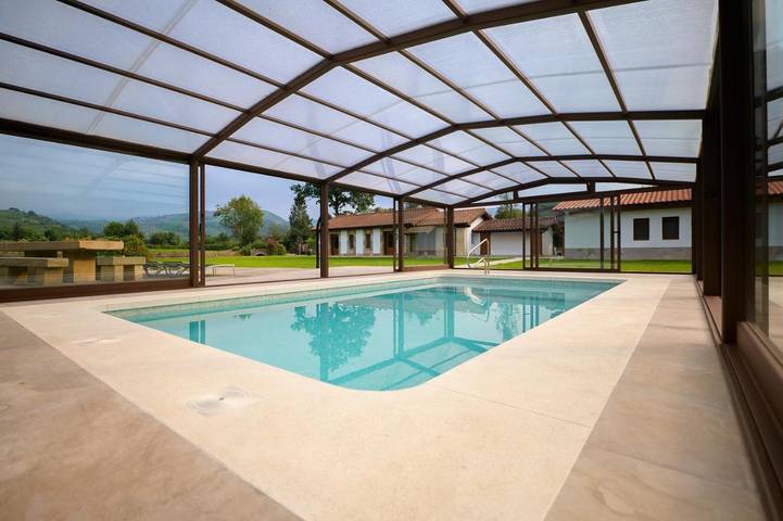 Casa rural para 20 personas, con vistas además de piscina y jardín, Se admiten mascotas en Cantabria - 4