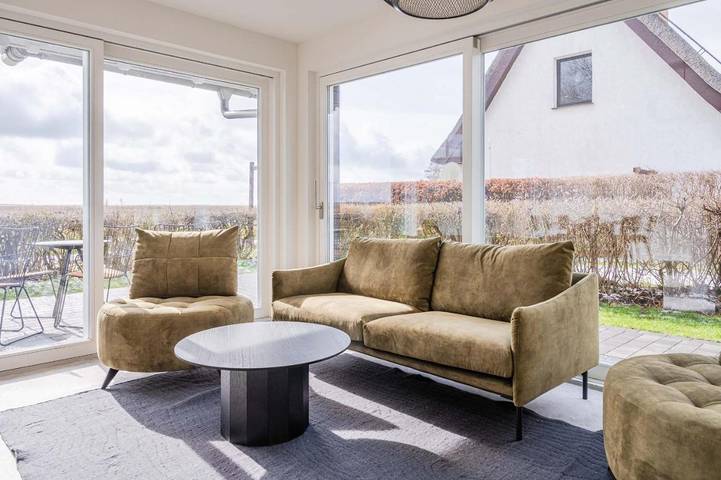 Ferienwohnung für 4 Personen, mit Terrasse, mit Haustier in Nationalpark Vorpommersche Boddenlandschaft