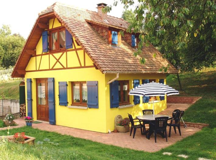 Maison de vacances pour 4 personnes, avec Terrasse ainsi que Jardin et Vue