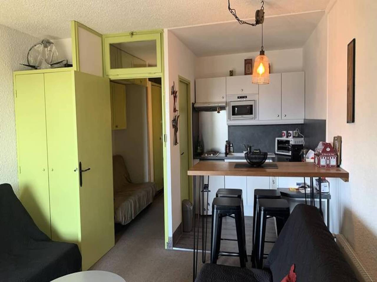 Appartement entier, Studio pour 4 Personnes in Pra-Loup (station de ski), Pra-Loup