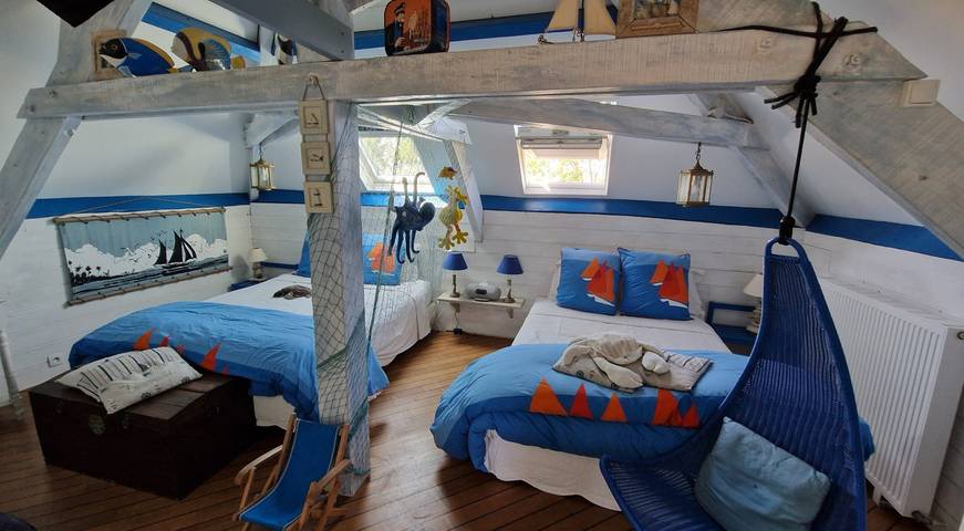 Chambre d’hôte pour 5 personnes, avec jardin et piscine ainsi que jacuzzi et sauna dans les Pays de la Loire - 3