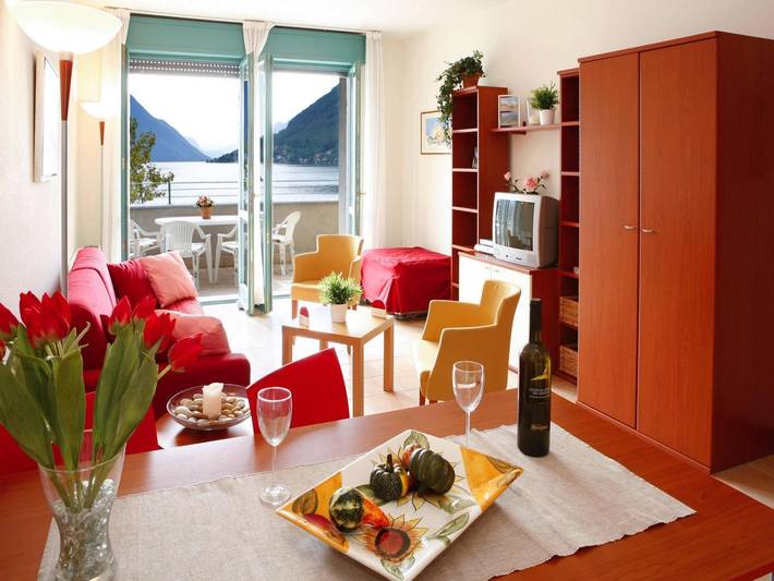Ferienwohnung für 4 Personen, mit Balkon und Garten in Gemeinde Porlezza - 3