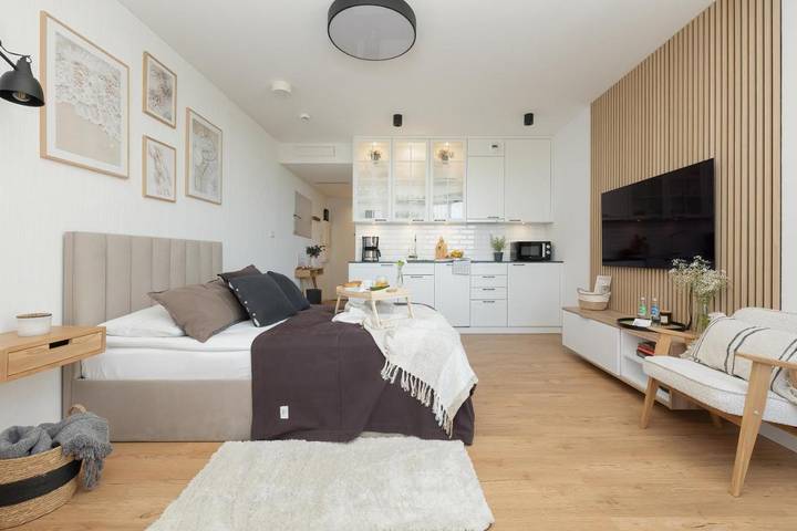 Ferienwohnung für 2 Personen, mit Ausblick und Terrasse in Pobierowo - 3