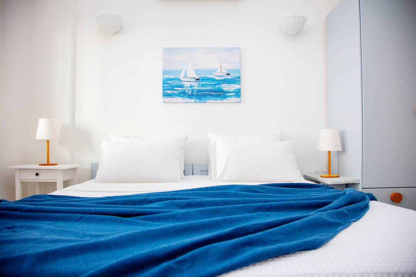 Hel lejlighed, Apartment 'The Icarian Double Room' with Sea View, Wi-Fi and Air Conditioning in Paros