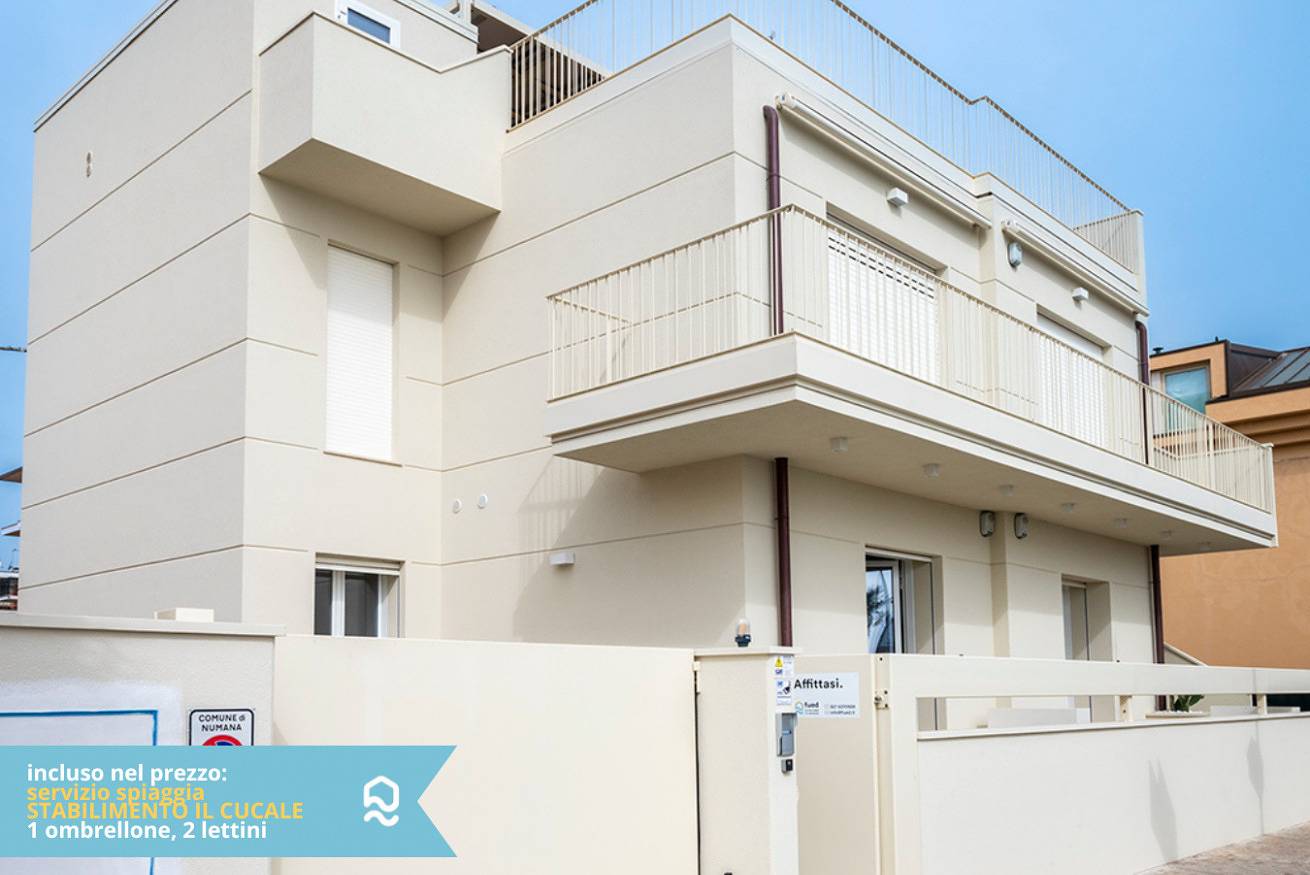 Entire apartment, Mialmare Sud - Marcelli, new sea front three-room apartment in the center in Marcelli, Riviera del Conero