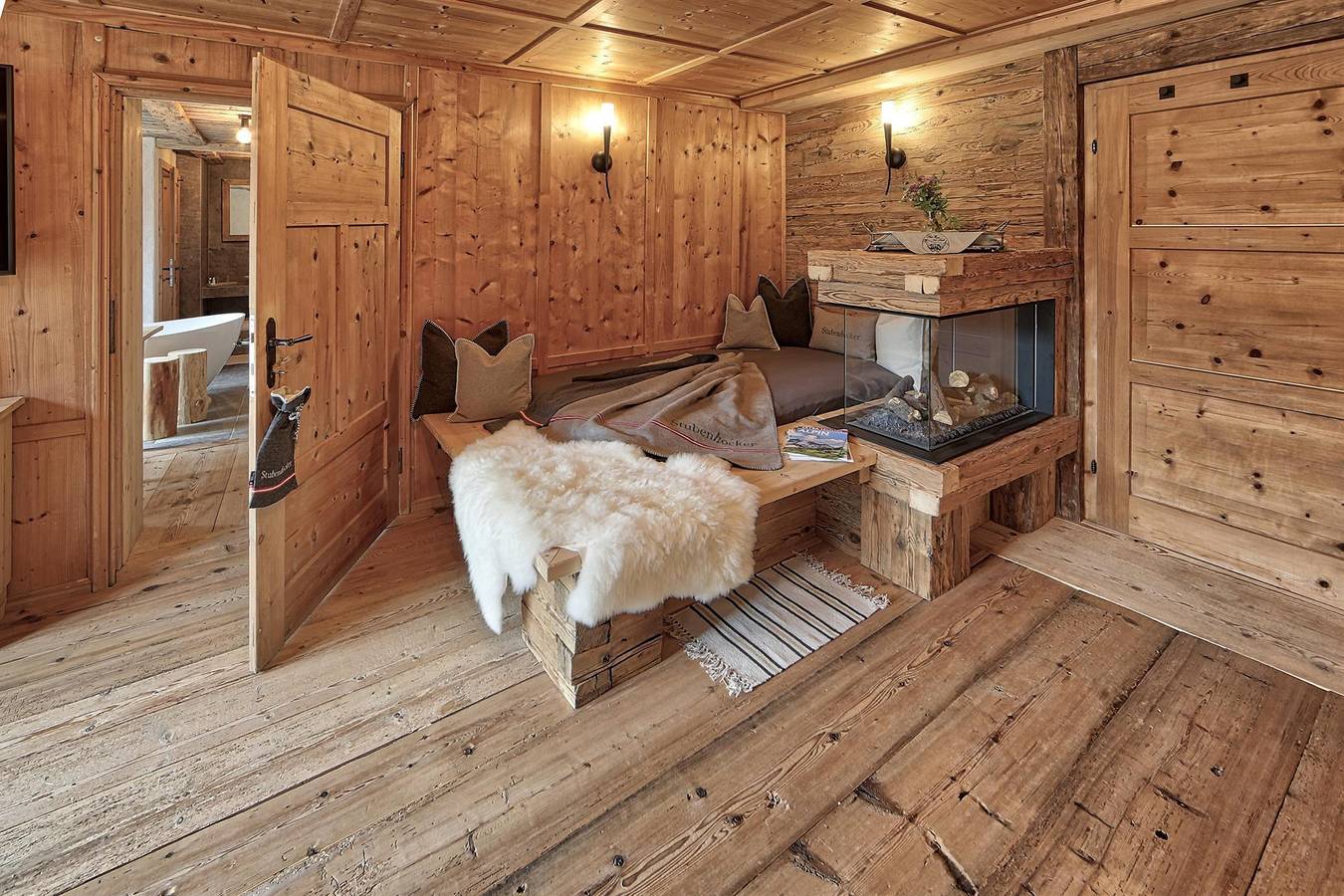 Ganze Ferienwohnung, Holzarhitta in Bach, Allgäuer Alpen (Österreich)