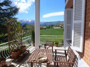Chambre d’hôte pour 2 personnes, avec terrasse ainsi que jardin et vue à Giaveno