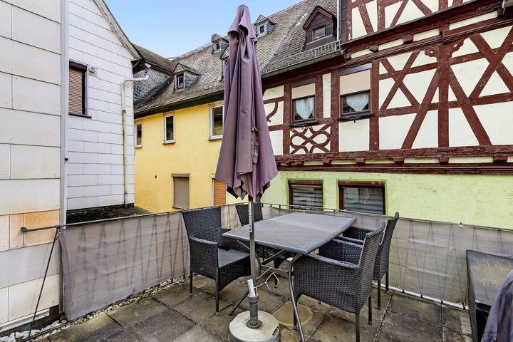 Appartement entier, Appartement '2' avec terrasse partagée in Braubach, Rhin moyen