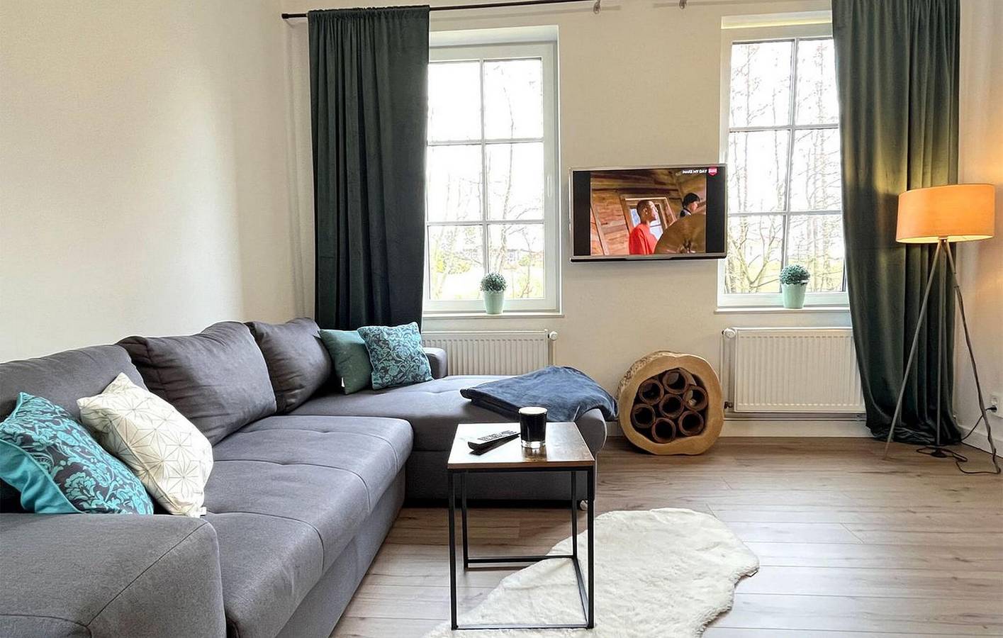 Ganze Ferienwohnung, Gemütliche Wohnung mit Terrasse und Parkplatz 500m von Blankenhagen in Blankenhagen, Rostock und Umgebung