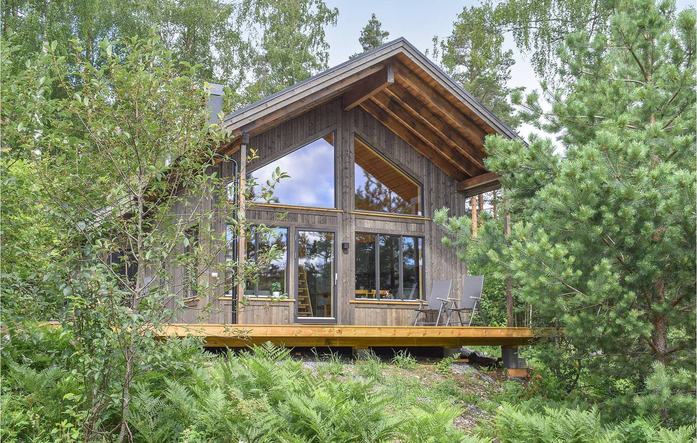 Ferienhaus für 6 Personen mit Ausblick in Nissedal
