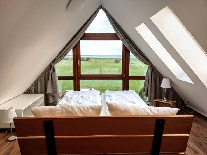 Ferienwohnung für 8 Personen, mit Balkon und Terrasse sowie Garten und Sauna