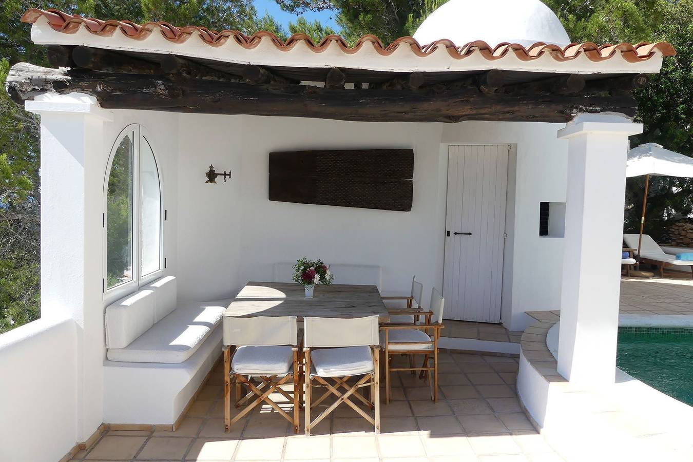Villa pour 8 personnes avec terrasse in Cala Saladeta, Sant Antoni de Portmany