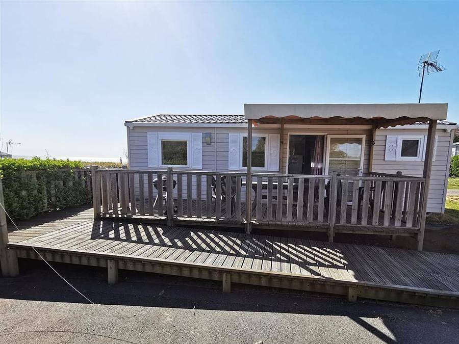 Camping et Parc Les Goelands - Mobilhome 6 personas - Mh2 N°57 Pmr con instalaciones sanitarias in Arzal, Côte des Mégalithes