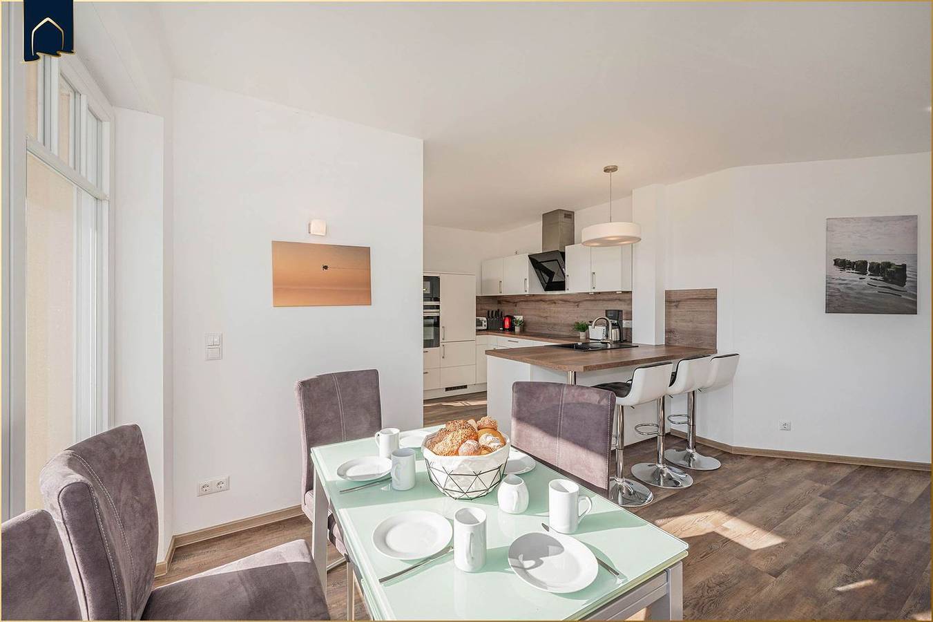 Ganze Wohnung, Traumhafte Ferienwohnung mit außergewöhnlichem Haffblick in Kamminke, Usedom