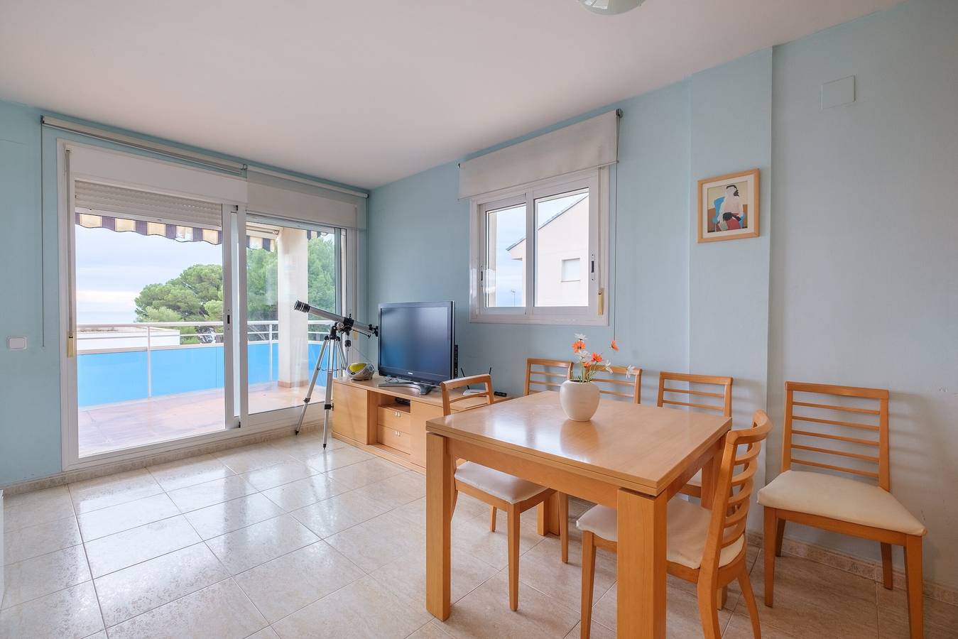 Ganze Wohnung, Ferienwohnung "Merida" mit Gemeinschaftspool, Terrasse und Wlan in Alcanar, Costa Dorada