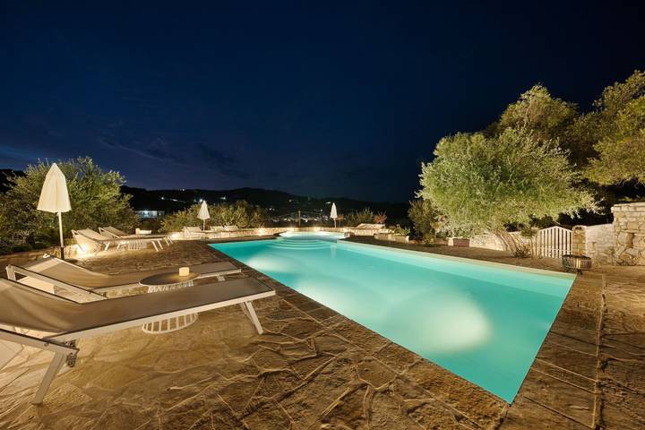 Hütte für 4 Personen, mit Garten und Pool sowie Ausblick in Griechenland - 4