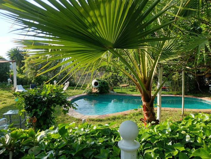 Location de vacances pour 10 personnes, avec piscine ainsi que jardin et vue à Tordera