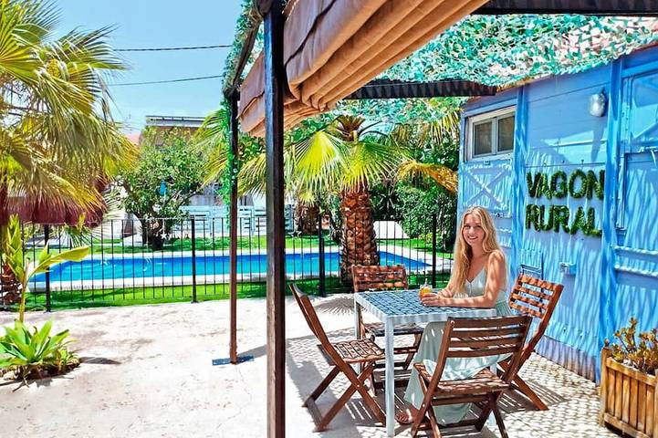 Gîte pour 4 personnes, avec Jardin et Piscine à Abarán
