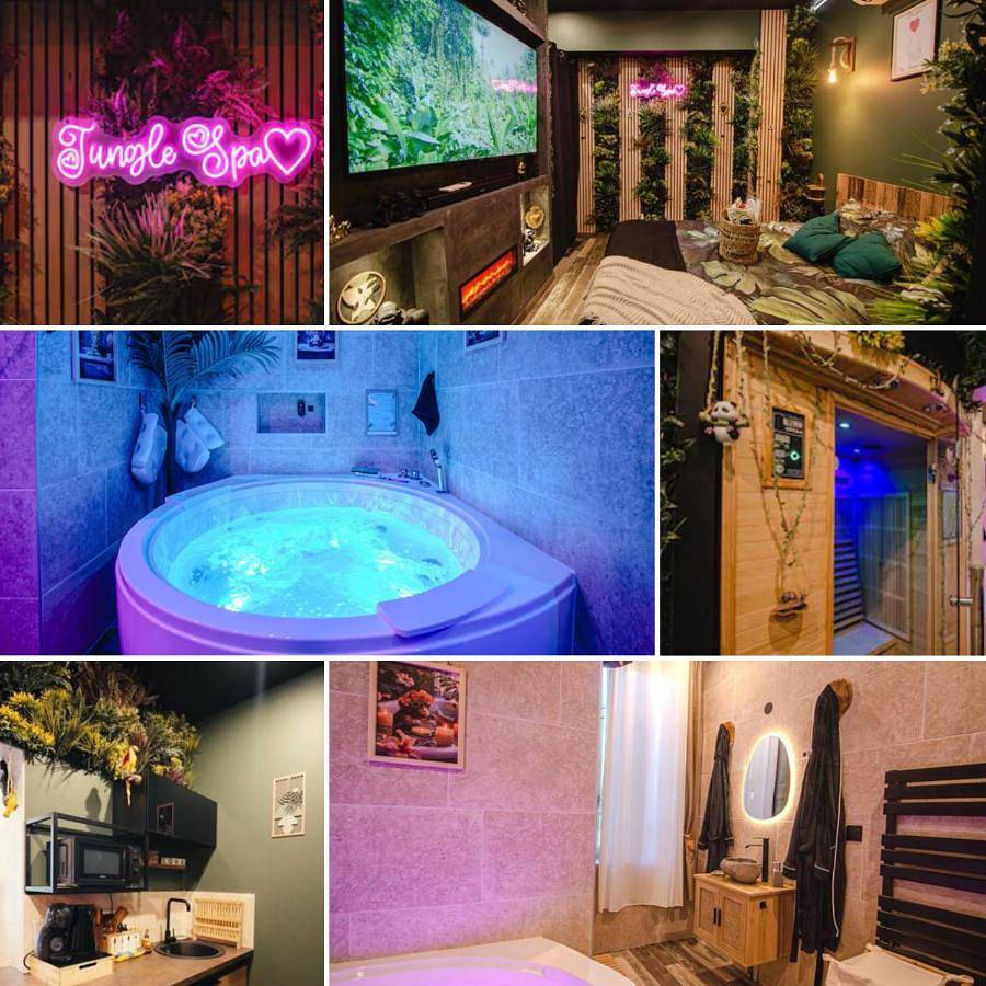 Appartement entier, Suite Jungle Spa - Sauna & Balnéo in Château-Thierry, Aisne