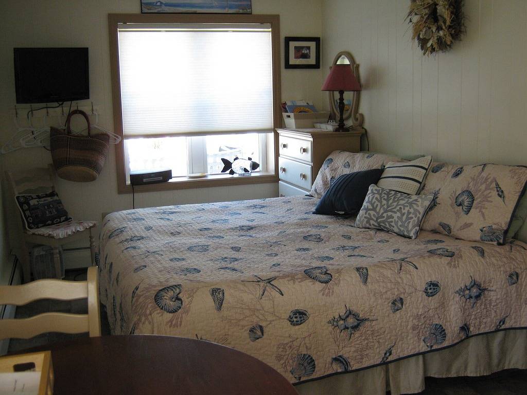 Häfenhäuschen, privater Strand in Wells Beach, Wells (Maine)