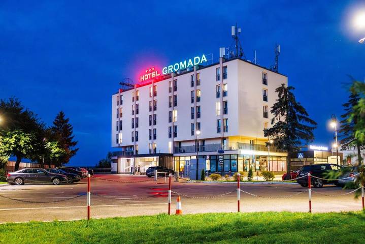 Hotel dla 2 osób, z taras i widok w Łomża