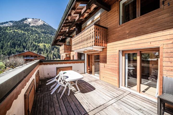 Location de vacances pour 8 personnes, avec Jardin à La Chapelle-d'Abondance
