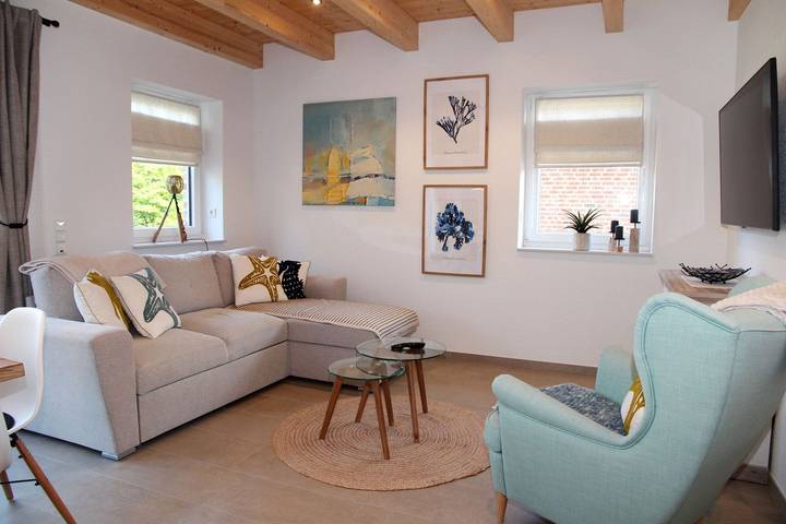 Ferienhaus für 6 Personen, mit Terrasse und Garten sowie Ausblick in Eilsum - 4