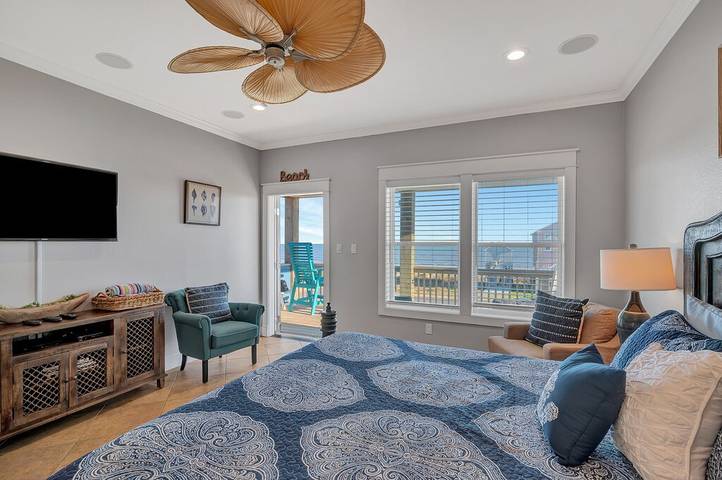 Vacation rental for 14 people, with yard in Crystal Beach TX (US)