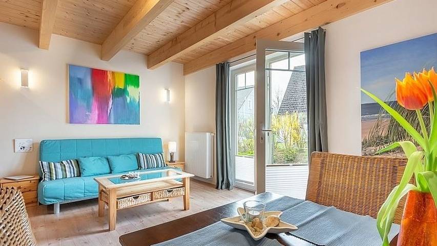 Ferienwohnung für 2 Personen, mit Sauna und Garten, kinderfreundlich in Langholz