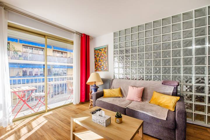Ferieleilighet for 6 personer, med Balkong i Cannes