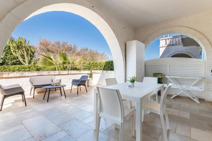 Appartamento per 3 persone, con Terrazza e Giardino a Costa Merlata