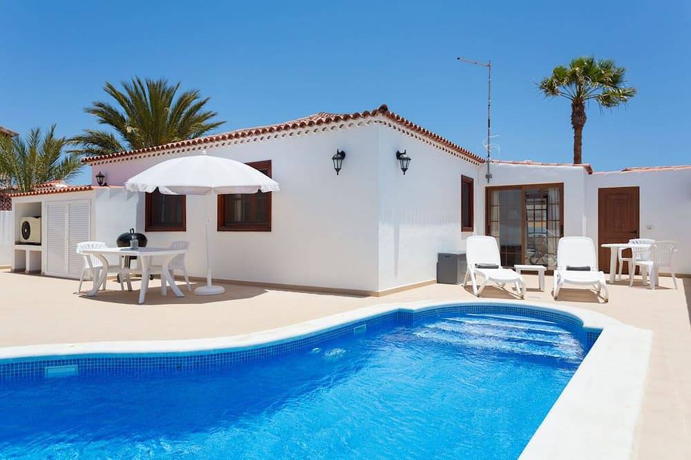 Luxus Sunny Villa mit beheiztem Pool in Amarilla Golf, Teneriffa Süd