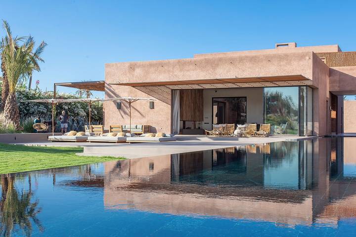 Villa für 10 Personen, mit Terrasse und Garten in Marrakesch