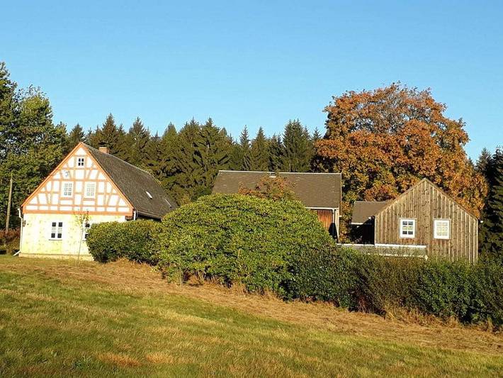 Ferienhaus für 6 Personen, mit Terrasse und Garten in Bad Brambach