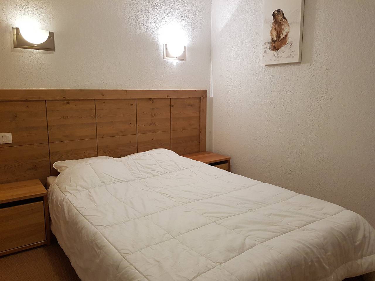 Ganze Wohnung, Gemütliches 3-Zimmer-Apartment für 8 Personen in Arc 1600, nahe Pisten und Geschäften, Pool- und Saunazugang in Arc 1600, Bourg-Saint-Maurice