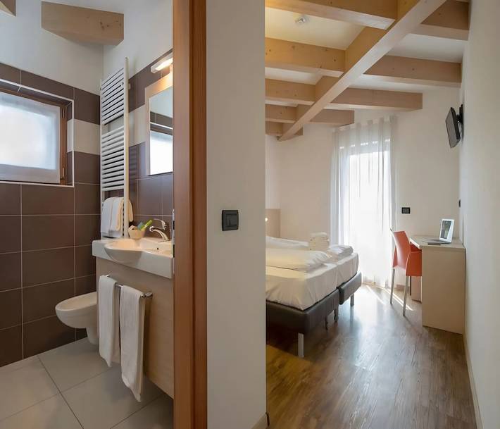 Ferienwohnung für 3 Personen, mit Haustier in Mori