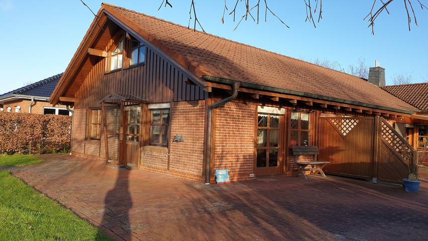 Ferienwohnung für 3 Personen, mit Terrasse und Garten